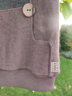 Merino-Wollfleece Pullunder *Lila*