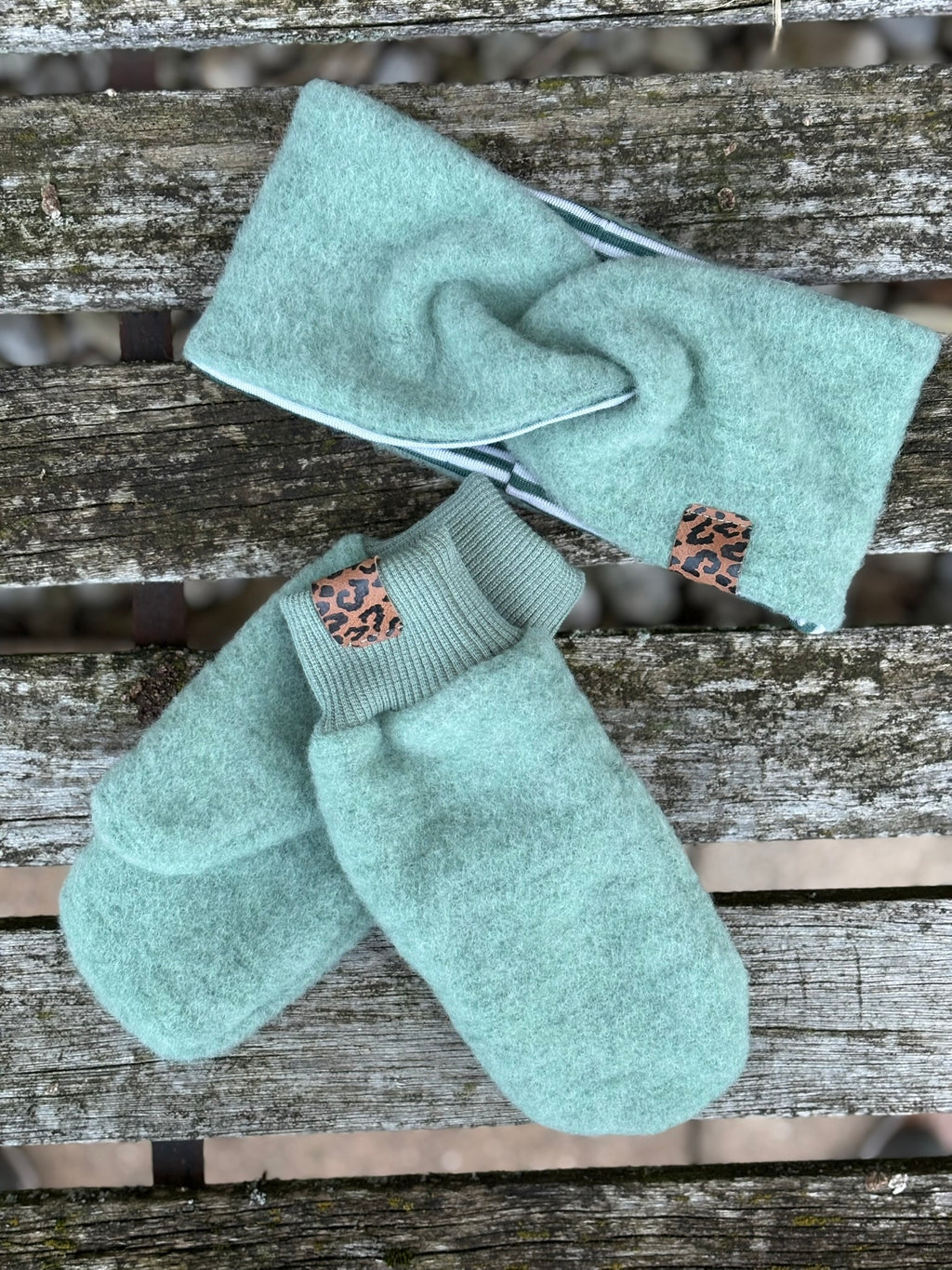 Wollfleece-Loop *Salbei*