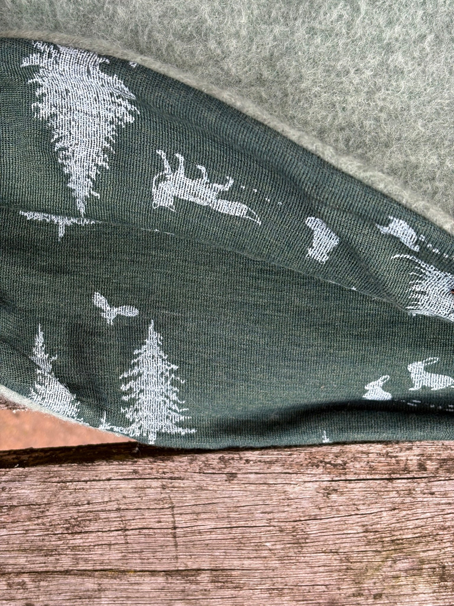 Wollfleece-Loop *Salbei*