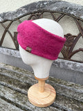 Damen Wollfleece-Stirnband mit Twist *Lampone*